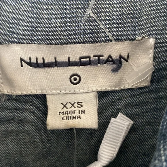 “Nili Lotan for Target” denim shirt; size XXS; NWOT - Picture 8 of 8